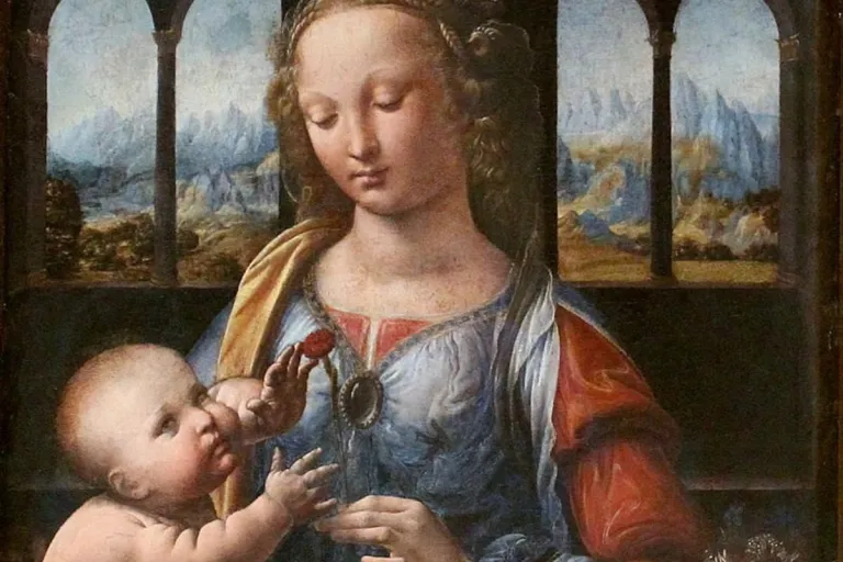 Мадонна с ребенком да Винчи
